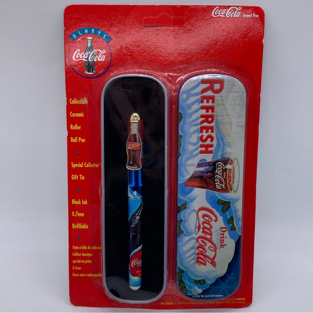Vintage Coca Cola Coke Collectible Pen in Case Sealed
